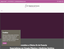 Tablet Screenshot of doctordefrancia.com